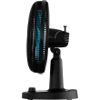 Ventilador de Mesa Cadence Refresh Turbo Pro 6 Pás Preto e Azul VTR420 127V